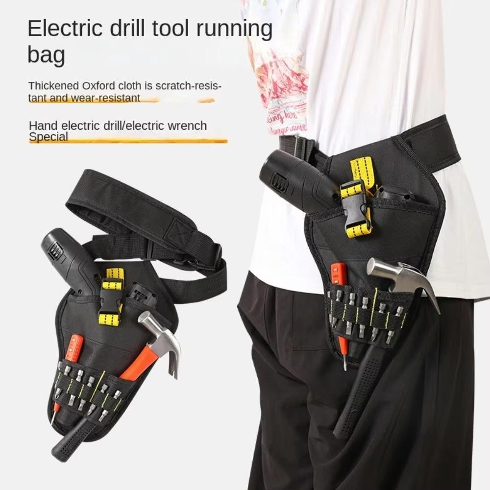 1Pc Power Tool Holster Cordless Drill Holster/Single Hook with Metal Clip for Easy Attachment Store and Organize Tool Kits