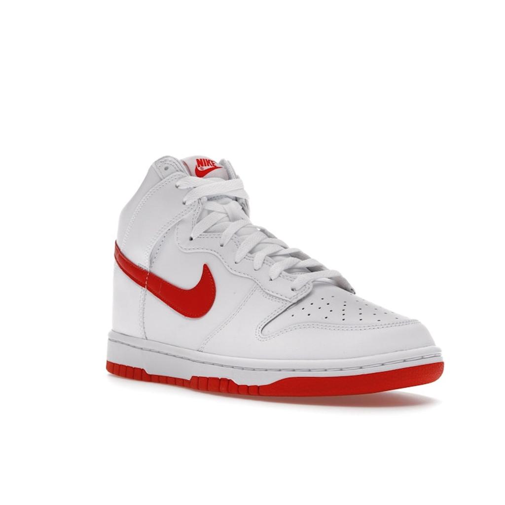 Nike Dunk High White Picante Red Men Sneakers DV0828-100