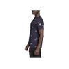 Adidas Mhe Aop All Over Print Comfortable Crew Neck Short Sleeve T-Shirt Men Tops Navy-Blue FQ6214