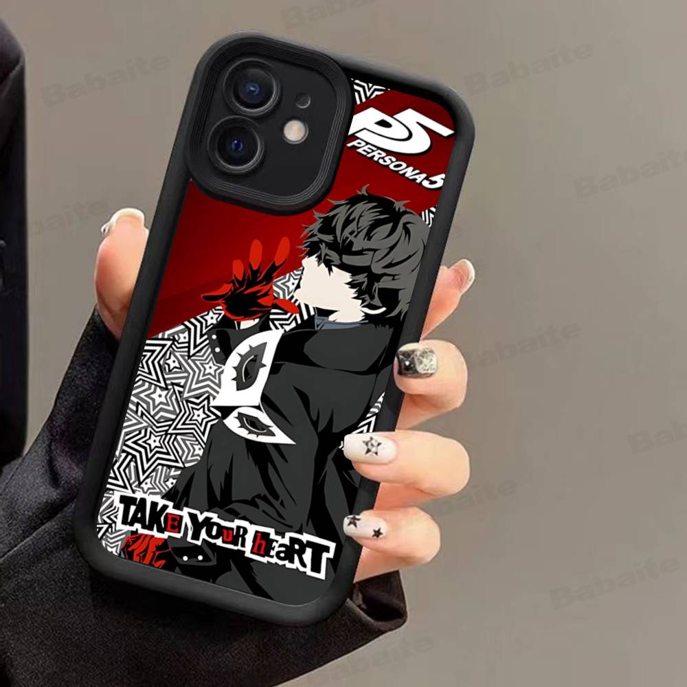 1pc Classic P-PersonaS Video Game Phone Case For IPhone 17 16 15 14 13 12 11 Pro Max Mini Plus Soft TPU Back Cover