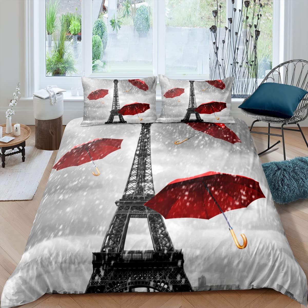 

Пододеяльник с Эйфелевой башней, комплект постельного белья размера Queen, серый, винтажный, романтический, Париж, Франция, комплект постельного белья, полиэстер, в стиле старой газеты 150x200cm 3pcs