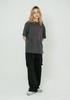 Senikeu Wavy 13Th Pigment T-Shirts - Chacoal