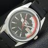REFURBISHED VINTAGE SEIKO 5 AUTOMATIC 6309A JAPAN MENS BLACK WATCH A440730-9 Sk-a440730-1