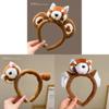 Plush Raccoon Headband Creative Cartoon Animal Zoo Hair Accessory For Kids And Adults