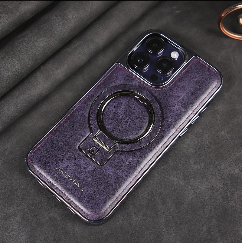 Custodia Magnetica di Lusso in Pelle per iPhone 16: Resistente alle cadute e compatibile con Apple 17 ProMax