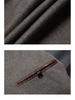 Men's Light Luxury Double-Sided Wool Coat - Short Lapel Autumn/Winter Jacket for Business Casual Wear