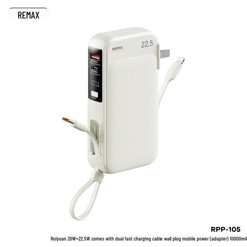 Remax Ruiyuan 10000mAh Dual-Line Fast Charging Portable Power Bank
