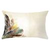 30X50cm Feather Pattern Printed Decorative Cushion Bedroom Living Room Backrest Home Rectangular Pillowcase