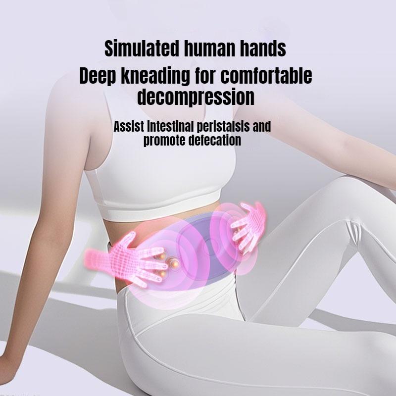 Kabelloses Taillen-Bauch-Vibrationsmassagegerät Heiße Kompresse Faules Körperformungs-Massagegerät Warmes Bauchfett Formende Vibrationsmassage