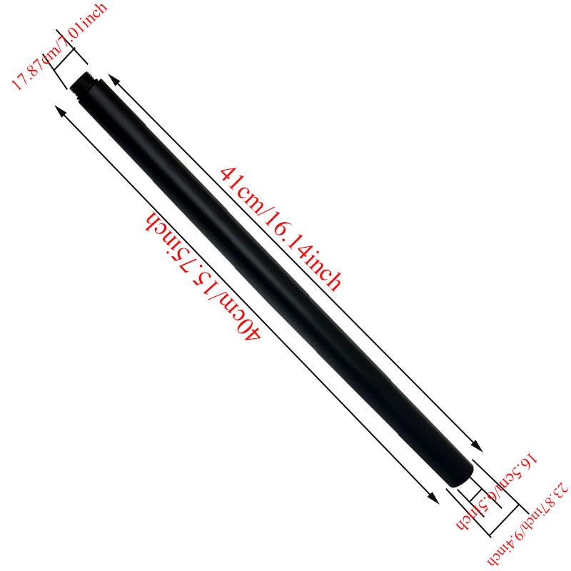 20/30/40/50cm Bathroom Shower Extension Tube Installation Specification 18mm Round Extension Bar Pipe Bathroom Accessories