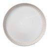 Plate Simple Wind Relief Edge Ceramic Plate Large Plate Household Restaurant Tableware Round Plate Vegetable Plate Steak Plate