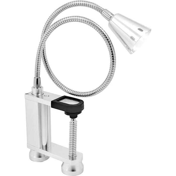 Lampe de barbecue magnétique - AIMOONSA - 360° - 12 LED - Base magnétique et pince