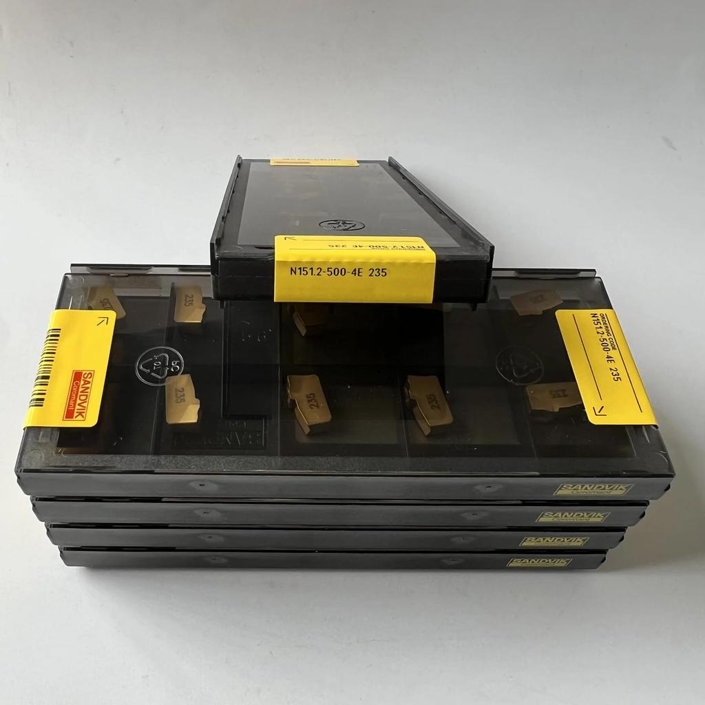 Original Sandvik / N151.2-500-4E 235 /CNC Lathe Carbide Blade Tool 10 Pcs