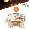Holz Sonne Erde Mond Planet Sonnensystem Modell Kinder Puzzle Mechanisches Set DIY Wissenschaft Spielzeug Pädagogisches Wissenschaftliches Experimentierkasten