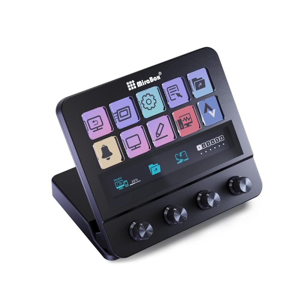 International N4 Streamdeck Visual Control Console with Customizable Touchscreen Keypad
