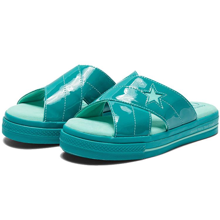 One Star Sandal Opi x One Star Sandal Wmns Converse 'Dance Party - Teal Dawn' Women's 565663C