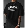 Fathor (Thor Dad Pun) T-Shirt,Soft Breathable & Fade-Resistant, Classic Fit for Daily Casual Wear