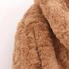 Kaslead New Arrival Women's Clothing Fashion Style Fashion Minimalist Winter Lapel Long Sleeves Furry Short Outwear