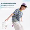 Boys' Striped Breathable Short-Sleeve T-Shirt