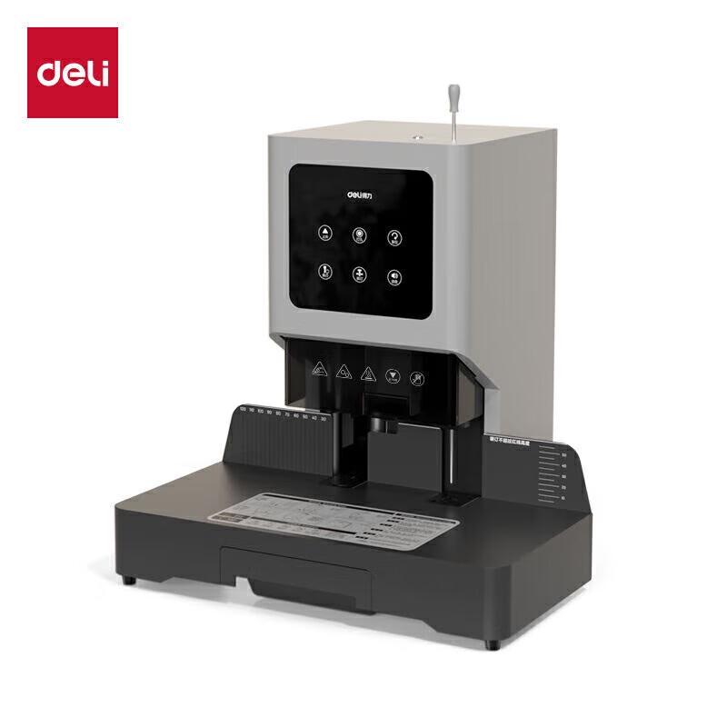 

Deli Financial Document Binding Machine CN plug (adapter included)