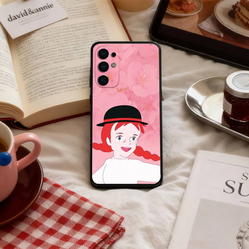 Anne of Green Gables Anne Shirley   Phone Case For Samsung S 25,24,23,22,30,21,10,9,Ultra,Plus,Lite,FE,4,5 G Soft Black Case