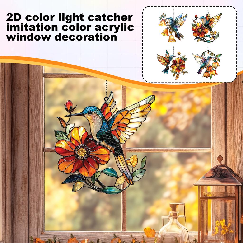 2D Color Light Catcher Imitation Color Iron Catcher Acrylic Window Decoration