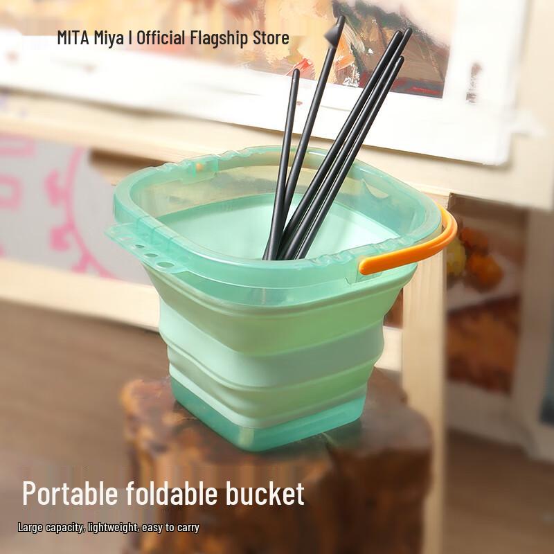 MIYA Foldable Silicone Brush Washing Bucket