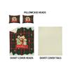 Comforter 3Pcs Christmas Gingerbread Print Coreless Bedding Set Comfortable Multi Size Bedroom Dormitory S Machine Washable