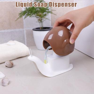 120ML Schnecken Flüssigseifenspender Shampoo Körper Handwaschmittel Duschgel Gesichtsreiniger Behälter Badezimmer Nachfüllbar Leer Presspumpe Flasche