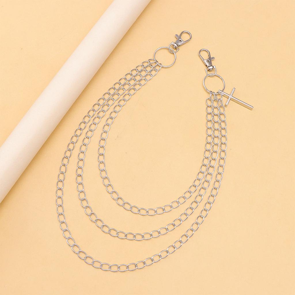 Fashionable Multi Layer Pants Chain Belt Pendant for Versatile Styling and Enhancing Outfit Appeal Rust Resistant Metal