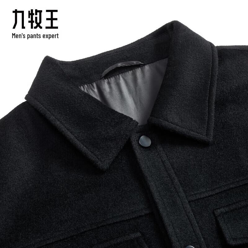 JOEONE Men's Wool Blend Lapel Business Jacket