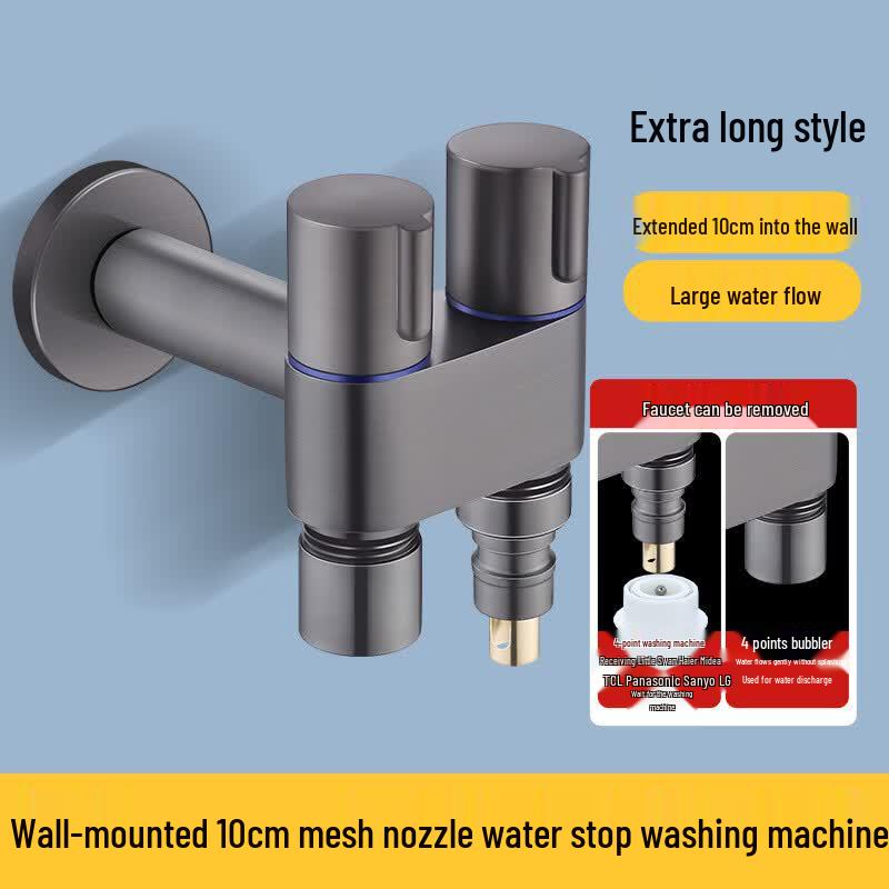 Hanyou Dual-Outlet Wall-Mounted Faucet Adapter