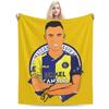 Plaid Polaire Toutes Saisons Maccabi Tel Aviv Ultra Doux en Flanelle Imprimé Numérique Premium Microfibre Polaire Moelleuse