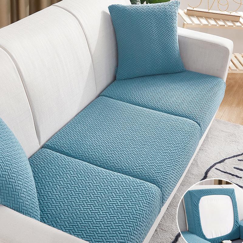 Stretch Sofa Cover Solid Color Seat Cover Sofa Sofa Cover All-Inclusive Four Seasons Universal Cover Cloth Sofa Cushion Cover