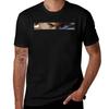 Gefallener Engel Streifen T-Shirt Leichtes Druck T-Shirt