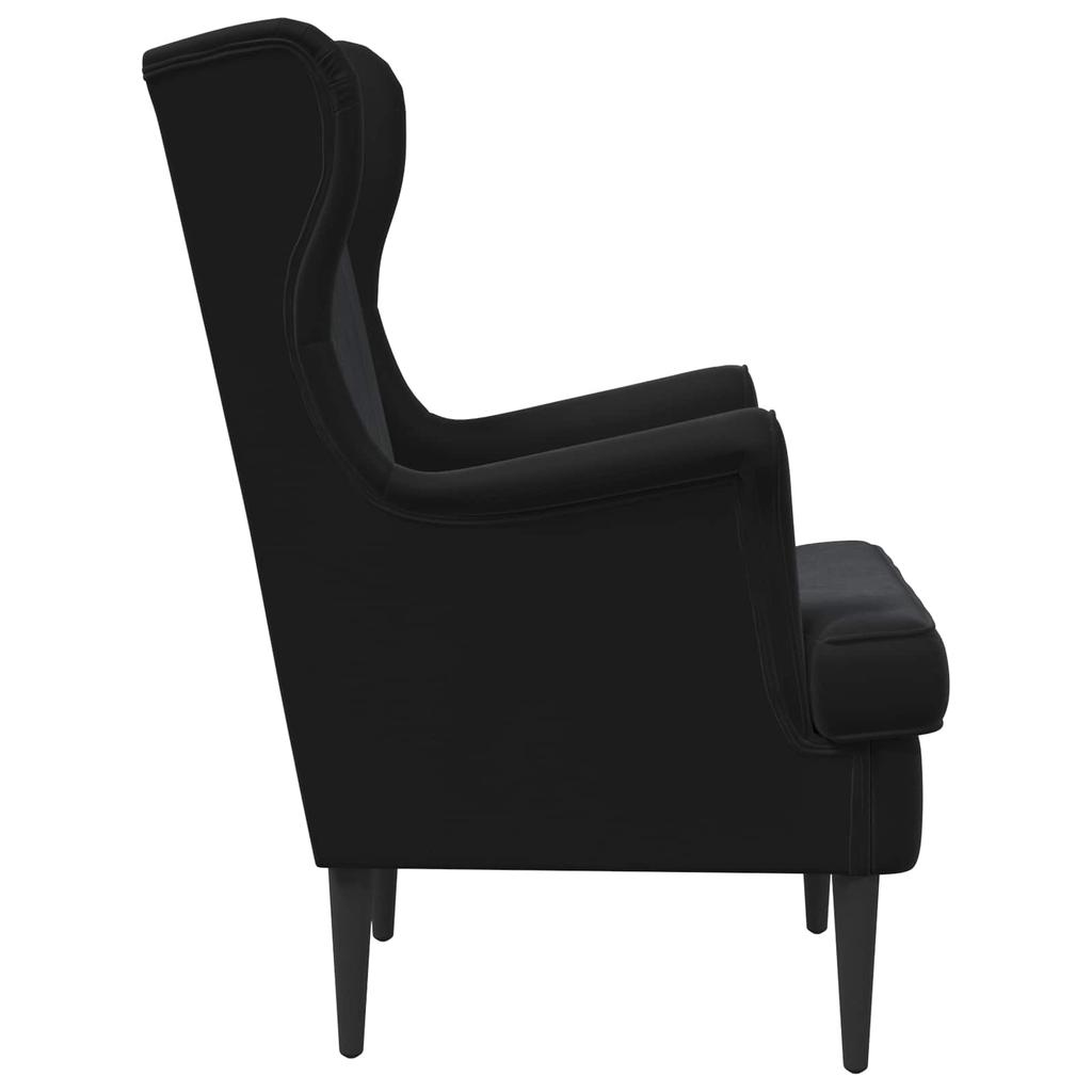 Armchair Black Velvet