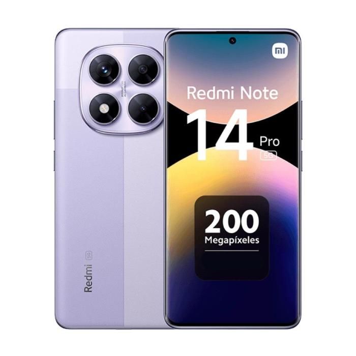 Smartphone Xiaomi Redmi Note 14 Pro 8GB- 256GB- 6.67'- 5G- Púrpura