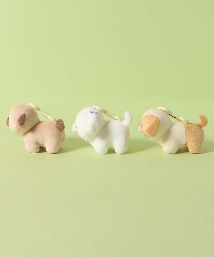 Accent Fluffy Friends Plush Mascot Dog, Maltese, Shih Tzu, Pug, Key Charm, Bag Charm (Shih Tzu)