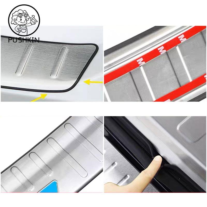 For jaecoo j7 PHEV 2025 2024 Car rear guard Stainless steel material Trunk protection decorative strip cover accessories