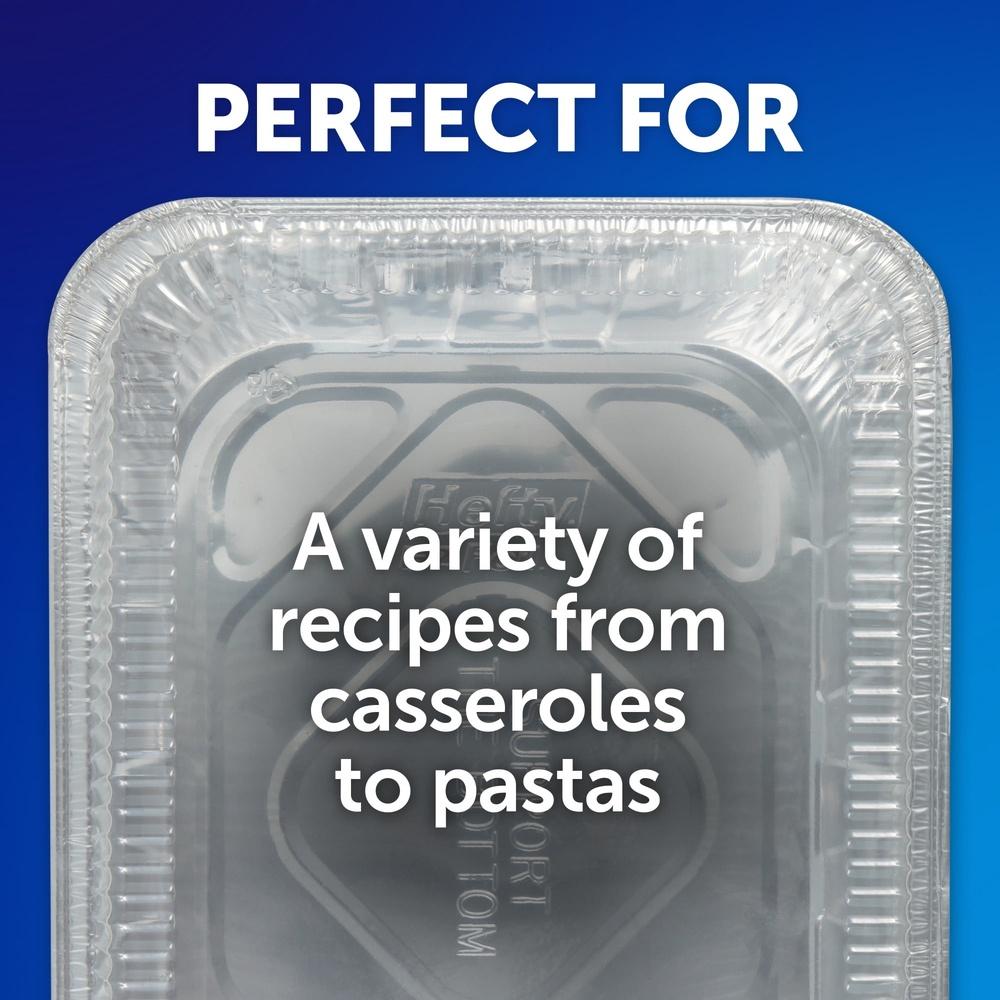 

3 Pack Disposable Aluminum Foil Pans with Lids 13x9 Inch Ideal Baking Transport Cleanup Casseroles Brownies United States