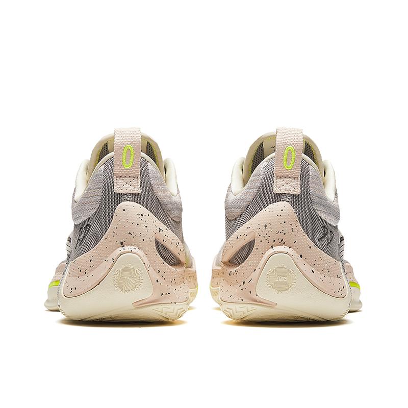 Anta Zap 1 Basketball Shoes Men's Low Top Gray White Sneakers 912411110Q-2