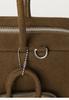 Mellotory Twin Baguette Suede Bag (Brown)
