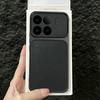 Premium Executive Leather Case for Xiaomi 15T Pro 15 Large Window Lens Protector Cover