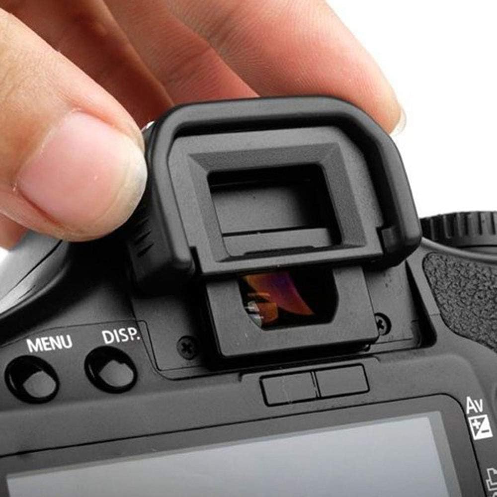 Set of 2 EG Compatible Eyecups for Canon EOS 5D Mark III 7D Mark X III with Hot Shoe Cover and Level Eyepieces, IV, 5DS, 5DSR, II, 7D, 1D, Cameras,