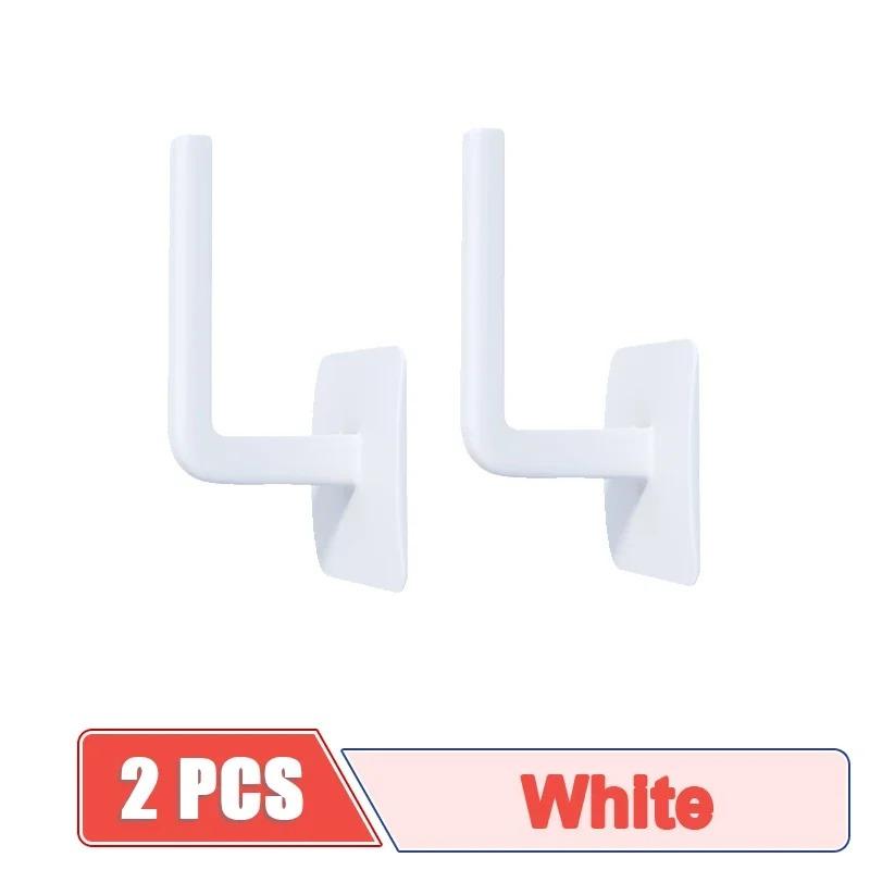 1/2/3pcs No Punching Baseball Cap Hat Rack Wall Mounted Casual Hat Clothing Jewelry Storage Hook Bathroom Kitchen Bedroom Storage Rack