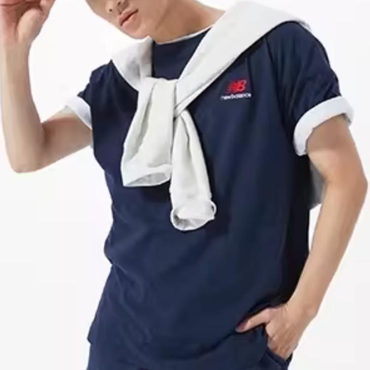 New Balance T Shirt Unisex Dark Blue UT21503-NGO