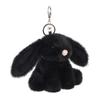 Apricot Lamb Plum Red Rabbit Cute Soft Keychain Plush Toy, Perfect for Boys and Girls, Fits Kids Backpacks and Purses, 11cm