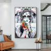 Abstract Colorful Girls Canvas Art Posters and Prints Modern Art  Graffiti Pop Art Paintings Pictures for Living Room Decor No Frame