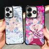 Anime Kwaii Mädchen Ins Stil Galvanisiert Handyhülle Für Xiaomi Redmi Note 14 15 Pro Plus 13 12 11 11S 11T 10 9S 9 5G Anti-Fall Airbag