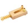 6 Pcs Electric Guitar Bridge Pin Brass Golden Color Guitar Accessory with Hex Wrench Kit